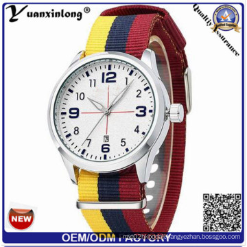 Yxl-866 2016 Luxury Brand Military Watch Men Quartz Analog Clock Leather Canvas Watch Man Sports Watches